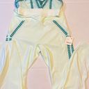 FP Movement Desert Renegade Bra Legging Set Aqua Glass Workout Athletic Stretch Green Size XS Photo 11