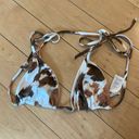 We Wore What  Cowhide Bikini Top Photo 0