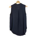 Tea N Rose  Navy Blue Pocket Bust Sleeveless Tank Top M Photo 1