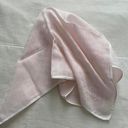 Courreges Baby Pink Shimmer Yarn Woven Bandana Photo 0