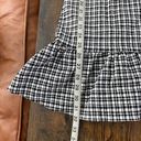 Parker Black & White Gingham Print Dress Photo 6