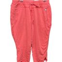 Lane Bryant  Livi Activewear Women’s cropped French terry melon joggers Sz 14/16 Photo 0