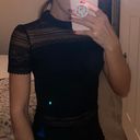 GUESS Black Lace Top Photo 1