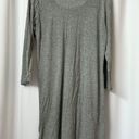 Ralph Lauren Lauren  Light Gray Button Up Sleep Dress Nightgown Size Medium Photo 2