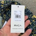 RVCA  Grounded Elastic Waist Shorts green Yellow Tie Dye Floral Multicolor NWT Photo 6