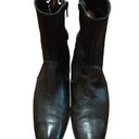 Champion CIRCA CJ  Black Leather Side Zip Heeled Ankle Boots Size 7 M Photo 2