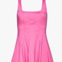 STAUD PINK FLARE DRESS. S Photo 8