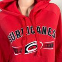 Fanatics Carolina Hurricanes XL Women Hoodie Sweatshirt Red Long Sleeve  Pullover Photo 9