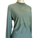 Sweaty Betty Size XL Teal Green Cutout Training Long Sleeve Top Yoga Athletic Photo 1