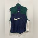 Nike  Vintage Windbreaker Jacket Vest Running Full Zip Size Large Photo 2