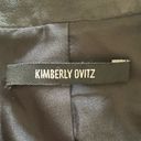 Kimberly  Ovitz Black Cropped Moto Leather Jacket Size 8 Photo 7