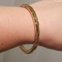 Trina Turk 💕💕 Textured Gold Bangle Bracelet NWT Photo 7