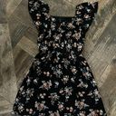 Black Floral Dress Photo 0