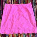 Lilly Pulitzer  Pink Mini Skirt Embroidered Orange Palm Trees Size 6 Tropical Photo 0