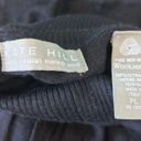 Kate Hill  Italian merino wool black turtleneck top in size petite large Photo 3