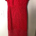 Alexis  NWT Red Lace V Neck Halley Dress XS Photo 5