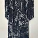 Balenciaga  Black/Gray Marble Cape Two Layer Dress France Size 36 Photo 7