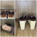 Nine & Co. Vintage 90s Y2k 9 & Co. brown platform chunky textured braided wedge sandals 6 Photo 3