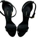 Dolce & Gabbana NEW  Kiera Baroque Lamb Leather Sandals Black Size IT40/US10 Photo 14