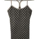 Lululemon  Size 8 Polka Dot Power Y Black Gray Yoga Workout Fitness Tank Top Photo 1