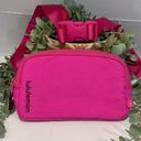 Lululemon  Mini Belt Bag Sonic Pink/Red Merlot Rare Limited Color NWOT 7” Photo 0