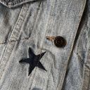 Pistola  Brando Star Embroidery Denim Jean Jacket Sz Small Photo 8