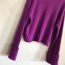 Nine West  Purple Turtleneck Sweater Size M Photo 8