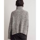 Madewell NWT  Wide Rib Turtleneck Sweater Marled Cookies and Cream Photo 5