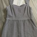 Harper  striped dress size L black and white Photo 1