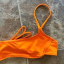 SKIMS New  Signature Swim Micro Scoop Bikini Top Orange Size Large Photo 4