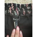 White House | Black Market WHITE HOUSE BLACK MARKETWHBM Floral Black Wide Leg Pants Size 0 Photo 5