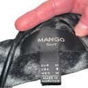Mango  Wool Blend Animal Print Oversized Suit Jacket Size M Photo 6