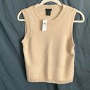 Ann Taylor Factory: Cream Colored Sweater Vest- Office/Business/Work- M Photo 0