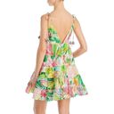 Rococo  SAND Lora Short Dress in Multi Hibiscus Small New Womens Mini Flare Photo 9