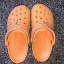 Crocs Orange with bananas (unique) size 7 Photo 0