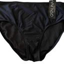 Catalina  Black Swimwear High Waisted Bikini Bottom Medium Photo 0