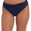 La Blanca Island Goddess Shirred Band Hipster Bottom in Black Photo 0