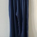 Eberjay Eberjey 100% Silk Navy Blue Pajama Pants Photo 1