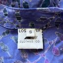 Krass&co 90s Lost River Clothing  Purple Vintage Maxi Dress Wooden Buttons Photo 2