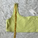 Good American  Scuba Hot Shoulder Bikini Top in Key lime001 size 5 Photo 2