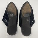 American Eagle  Black Slide Fabric Upper Flats Loafers Size 7.5 Photo 5