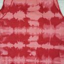 American Apparel NWOT  Custom Red Bleach Tie Dye Box Tank Top Women's Size Medium Photo 3