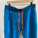 FIGS Zamora Jogger Scrub Pants Alps Blue Photo 5