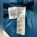 Eddie Bauer  M Luna Peak Goose Down Parka Blue Puffer Coat Winter Warm Hood *READ Photo 8