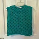 ZARA Turquoise Sweater Vest Photo 0