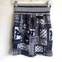 Kappa  Black Smoke Light Grey Mini Skirt Sz XS NWT Photo 1