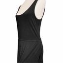 Jason Wu J  Scoop Neck Black Knit Ruffle Midi Dress With Pockets Small MSRP $65 Photo 2