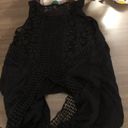 ANGL  black crochet top. New !! Photo 5