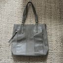 Relic leather patch grey shoulder bag Photo 0