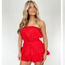 The Moon Day + Red Ruffle Romper  Photo 3